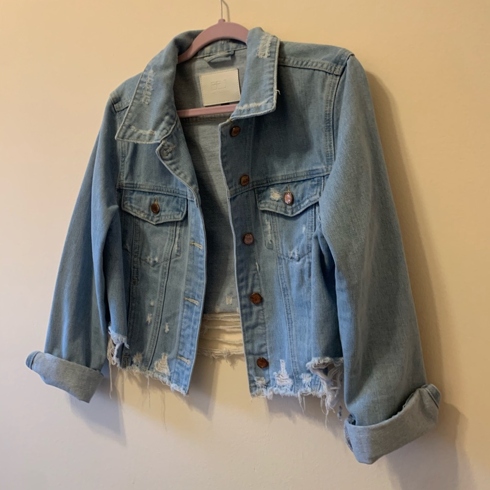 Ripped Denim Jacket
